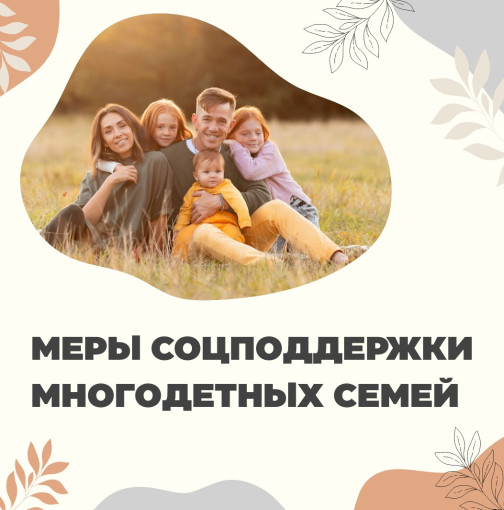 Меры поддержки многодетных семей Меры поддержки многодетных семей.